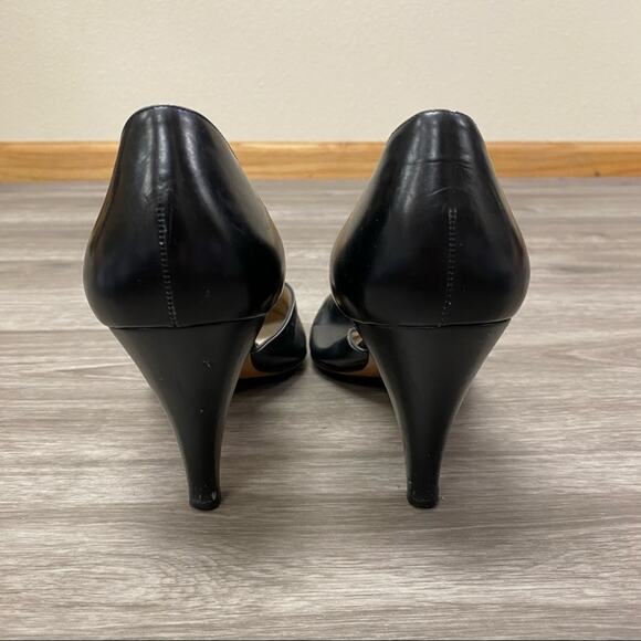 Salvatore Ferragamo Leather Heels Black 9 - Picture 5 of 10